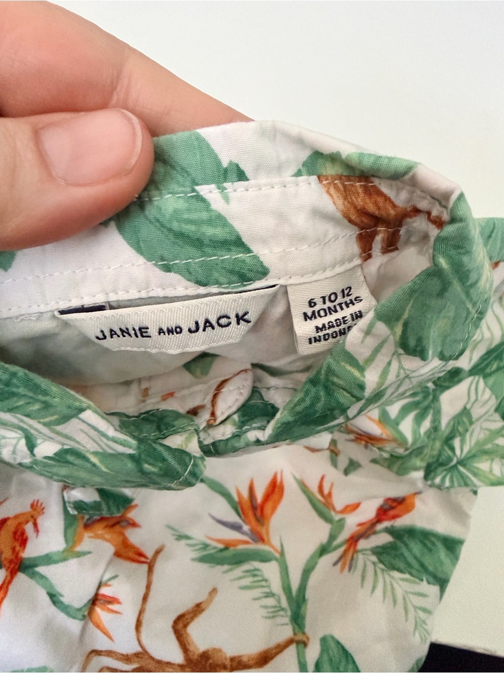 Janie and Jack BABY TROPICAL JUNGLE ROMPER - Picture 3 of 7